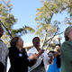 The Mothers of the Movement standing behind Democratic presidential nominee Hillary Clinton (right)
Jeffrey Wright